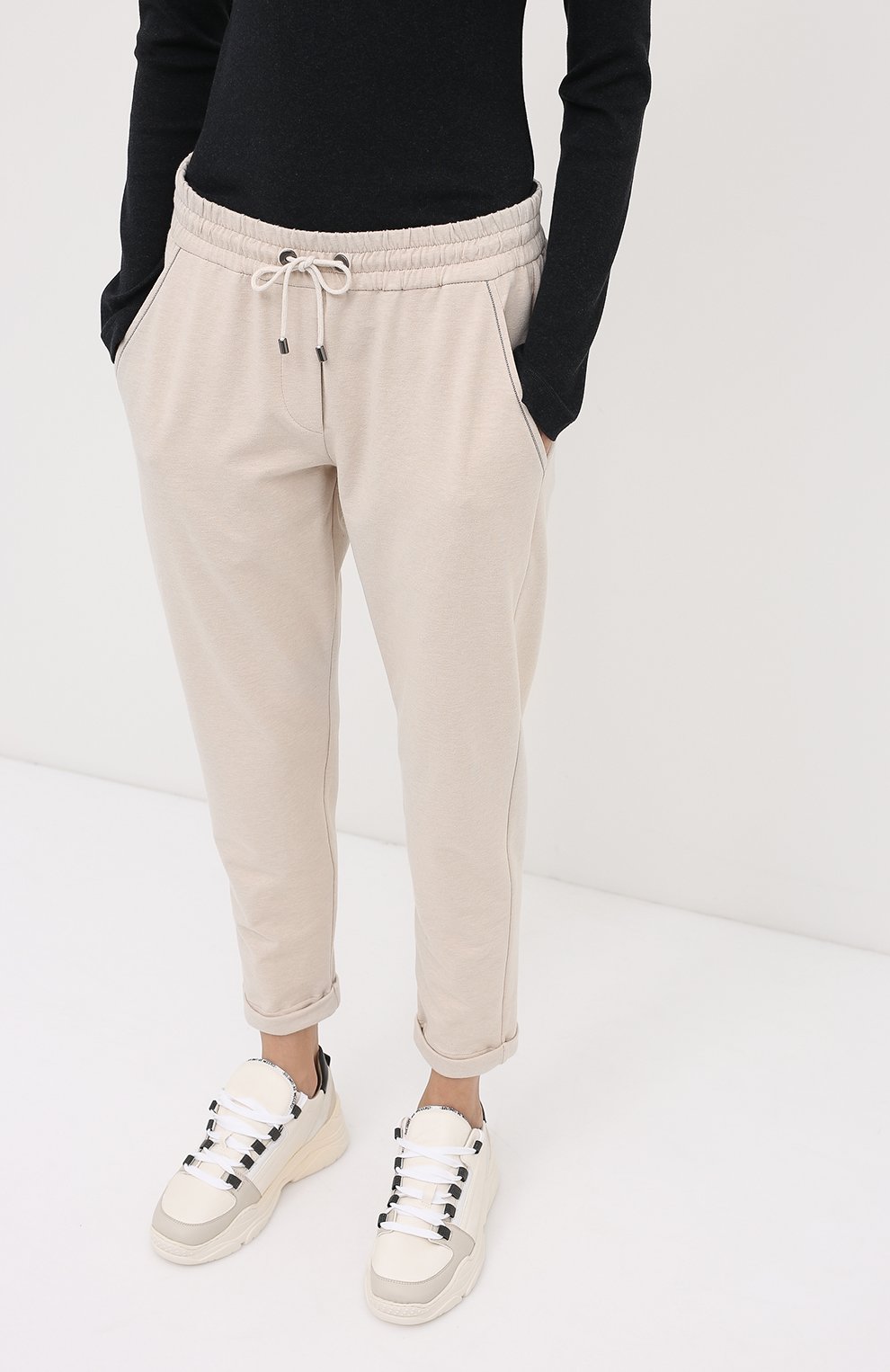 Хлопковые брюки BRUNELLO CUCINELLI, арт. MH827SA399, фото 3