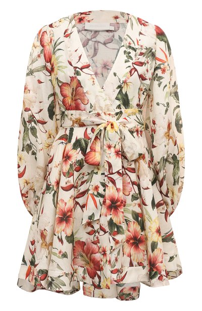 Женское льняное платье ZIMMERMANN, арт. 8334DRS245
