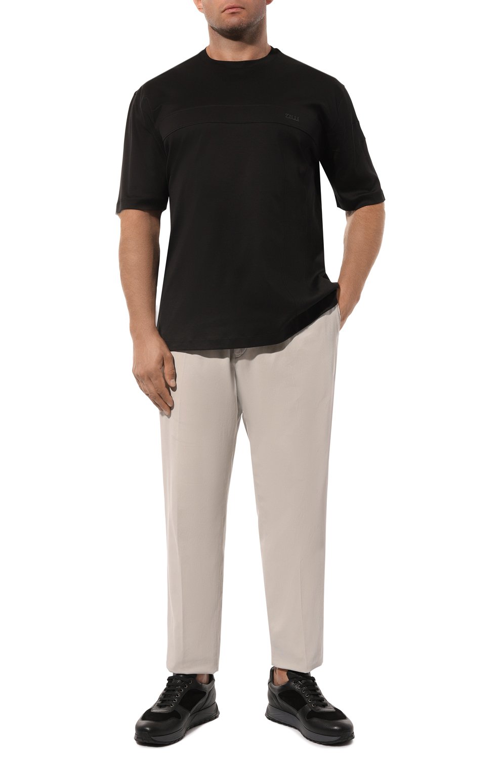 Хлопковая футболка ZILLI, арт. TSR001M0110VZI0P0/62, фото 2