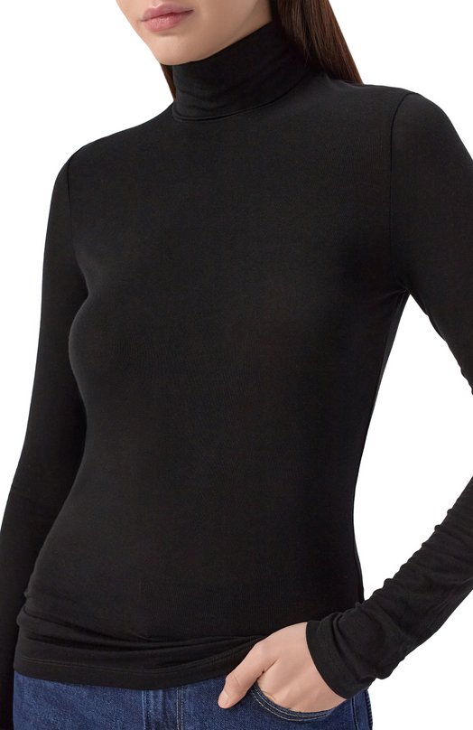 Водолазка из лиоцелла Agolde A7238-1618 Чёрный  A7238-1618 Фото 5