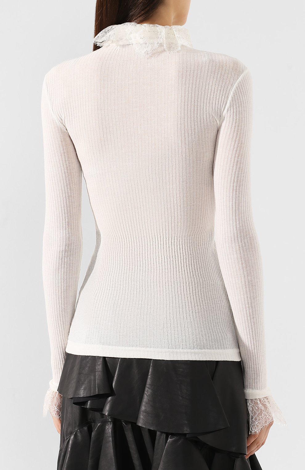 Водолазка из смеси вискозы и шерсти PHILOSOPHY DI LORENZO SERAFINI, арт. A1204/5739, фото 4