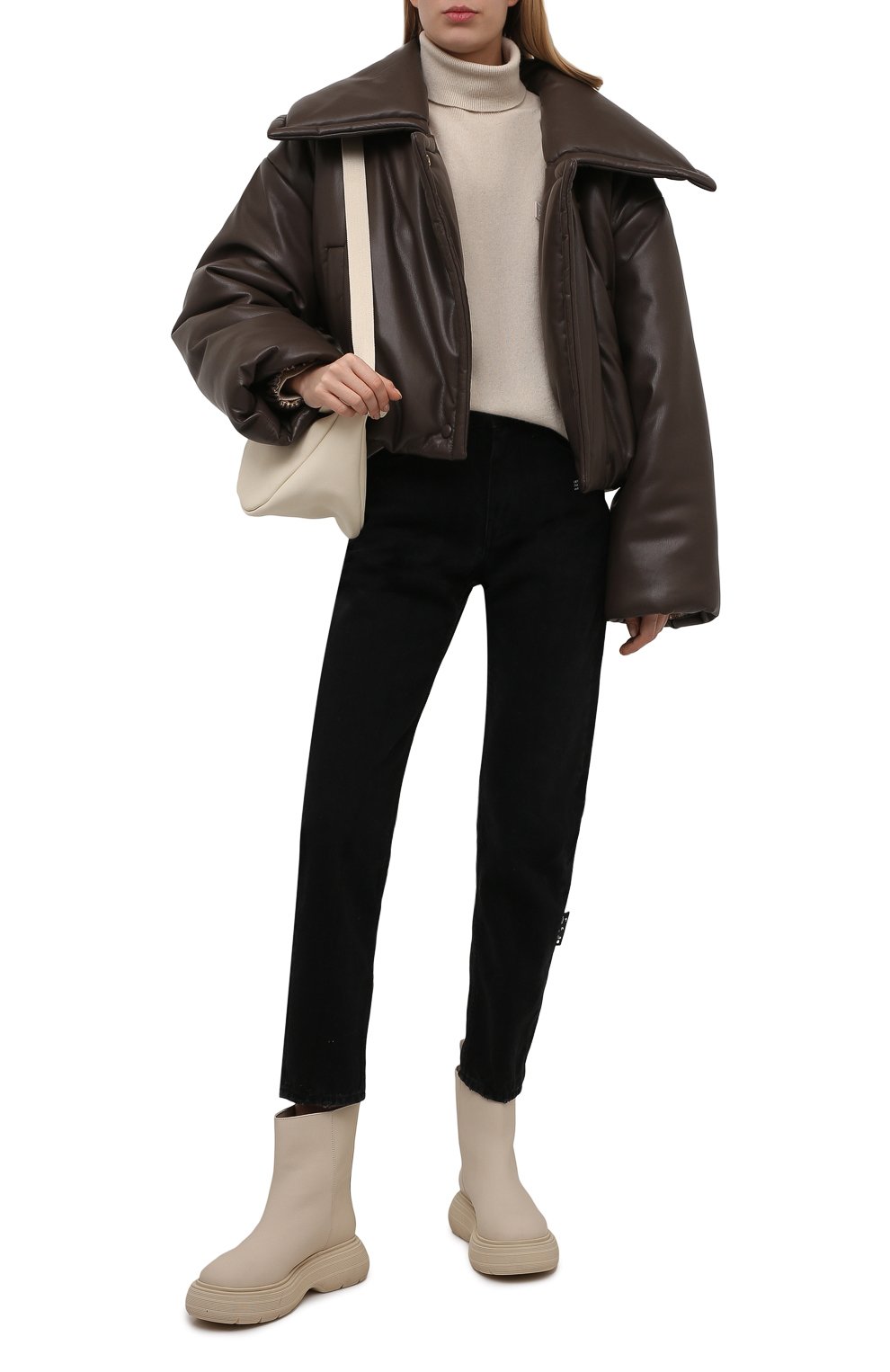 Пуховик из экокожи NANUSHKA, арт. NW21FW0W01076, фото 2