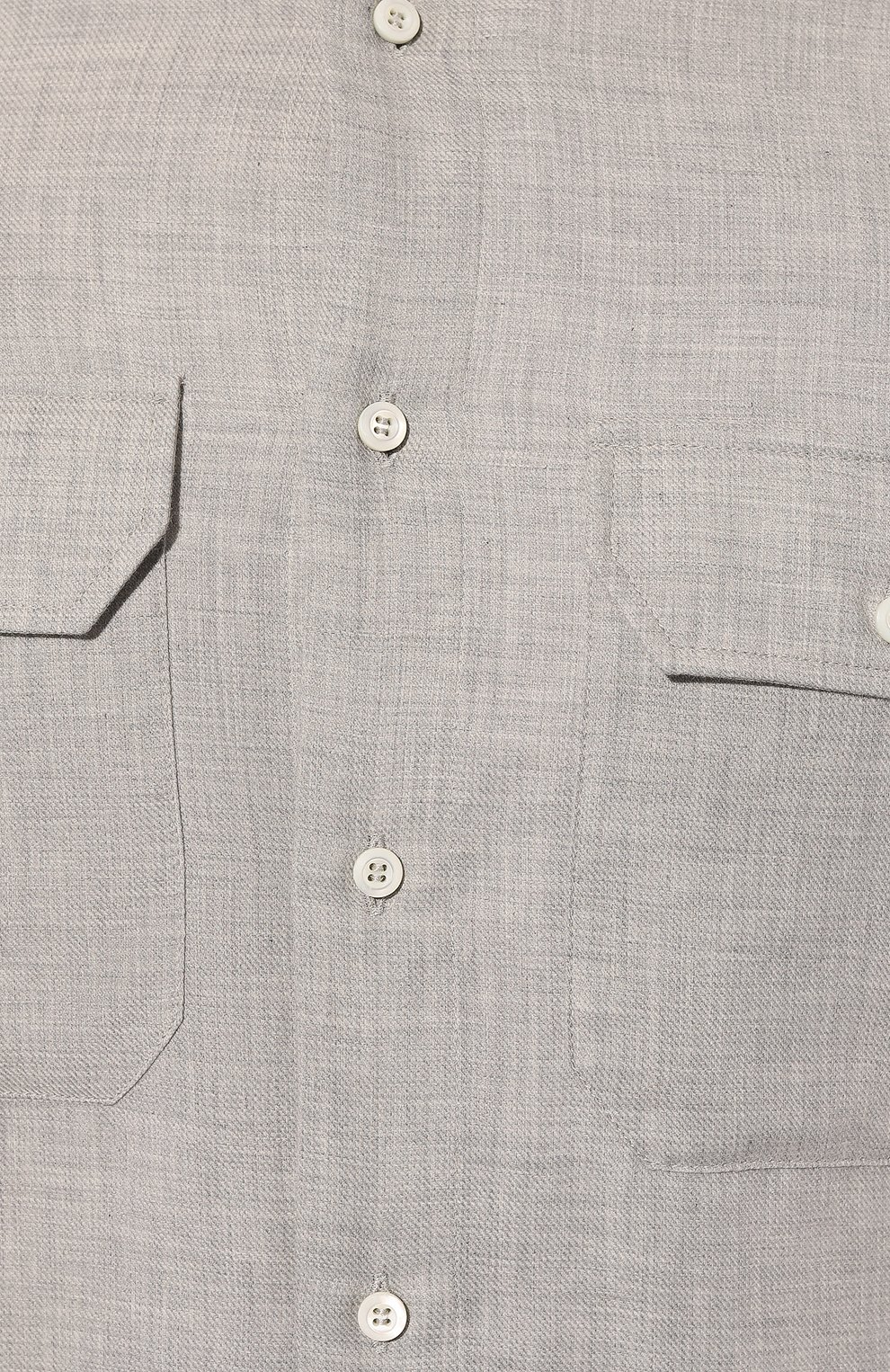 Рубашка из хлопка и кашемира BRUNELLO CUCINELLI, арт. MY6120626, фото 5