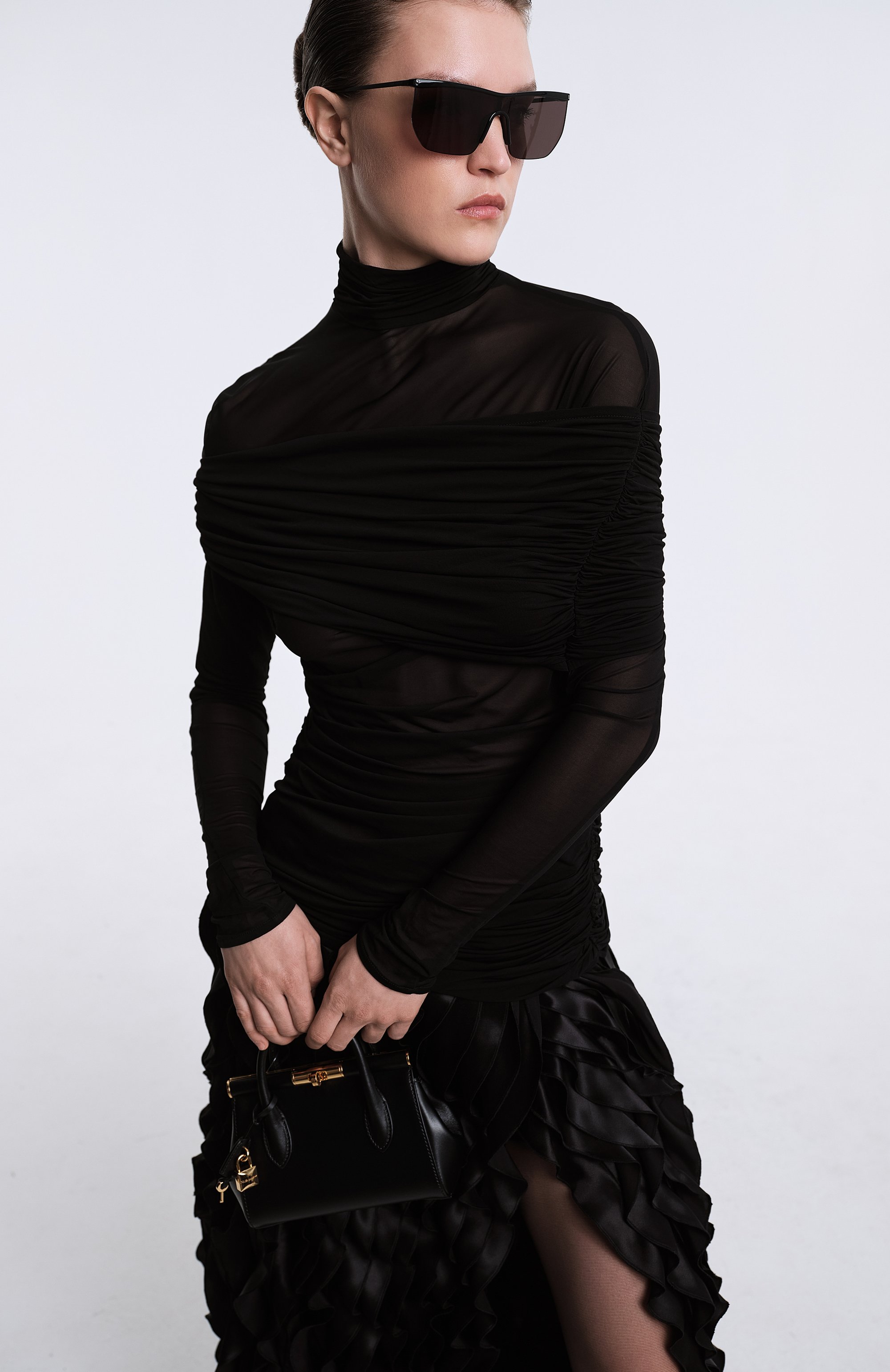 Солнцезащитные очки SAINT LAURENT, арт. SL 519 MASK 001, фото 5