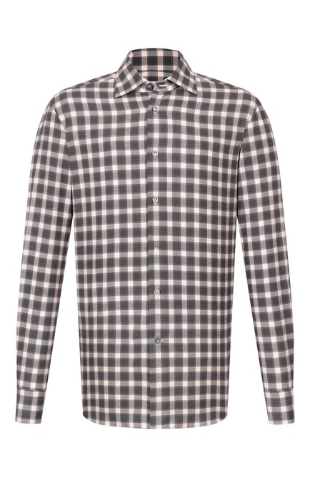 Мужская хлопковая рубашка KITON, арт. UCCH0943907