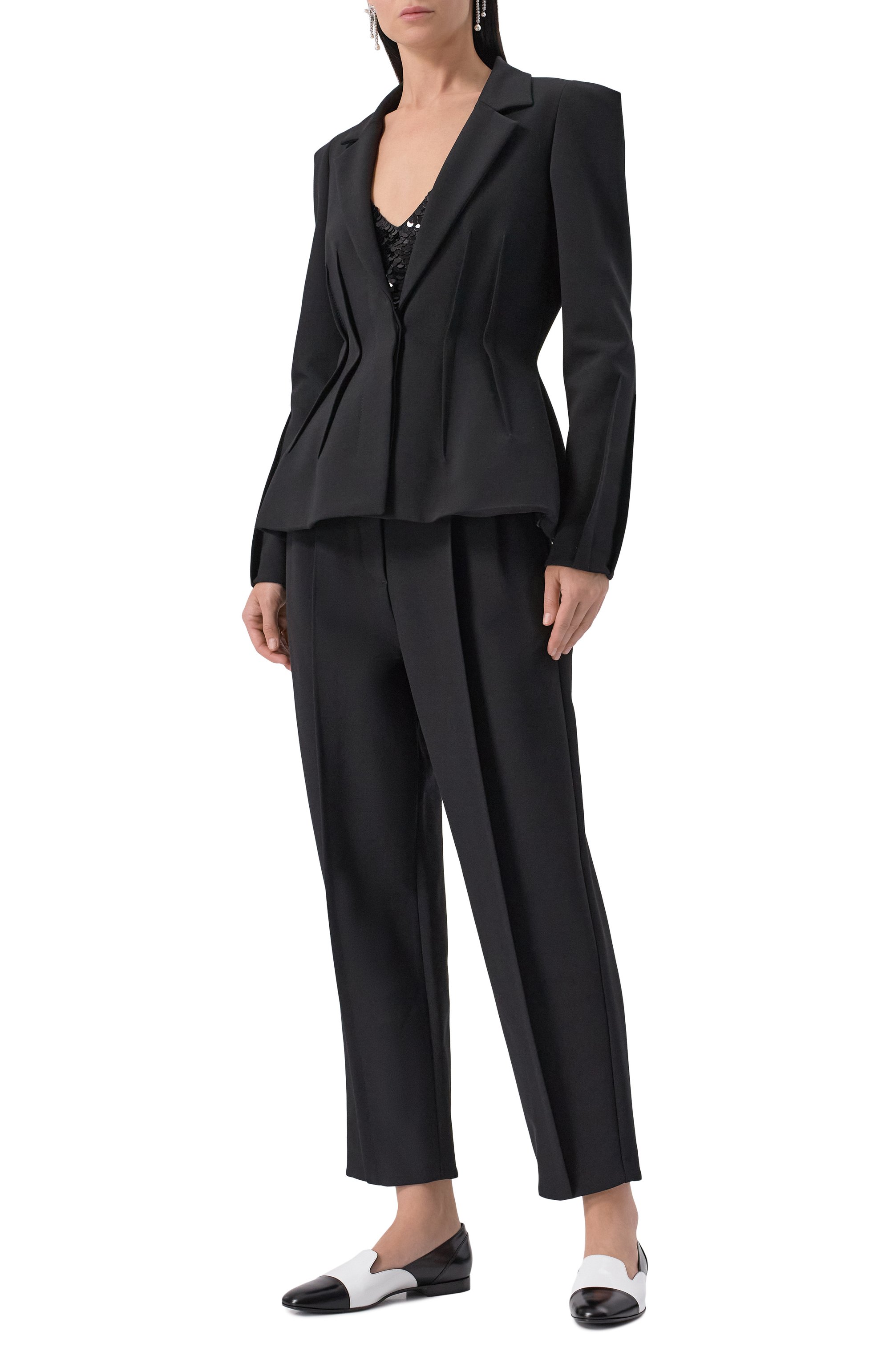 Кожаные лоферы GIORGIO ARMANI, арт. GW001819/AF18801, фото 2