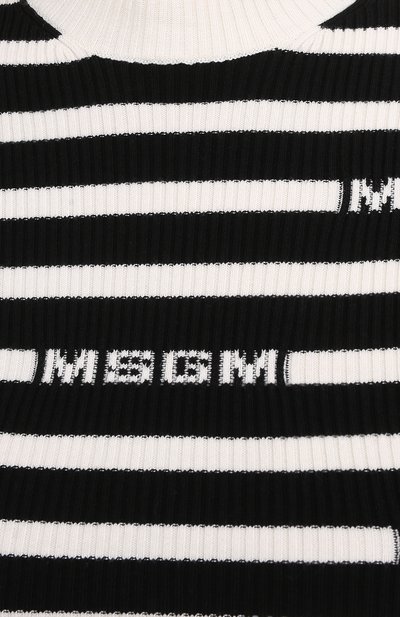 Хлопковый пуловер MSGM, арт. 3041MDM122 217289, фото 5