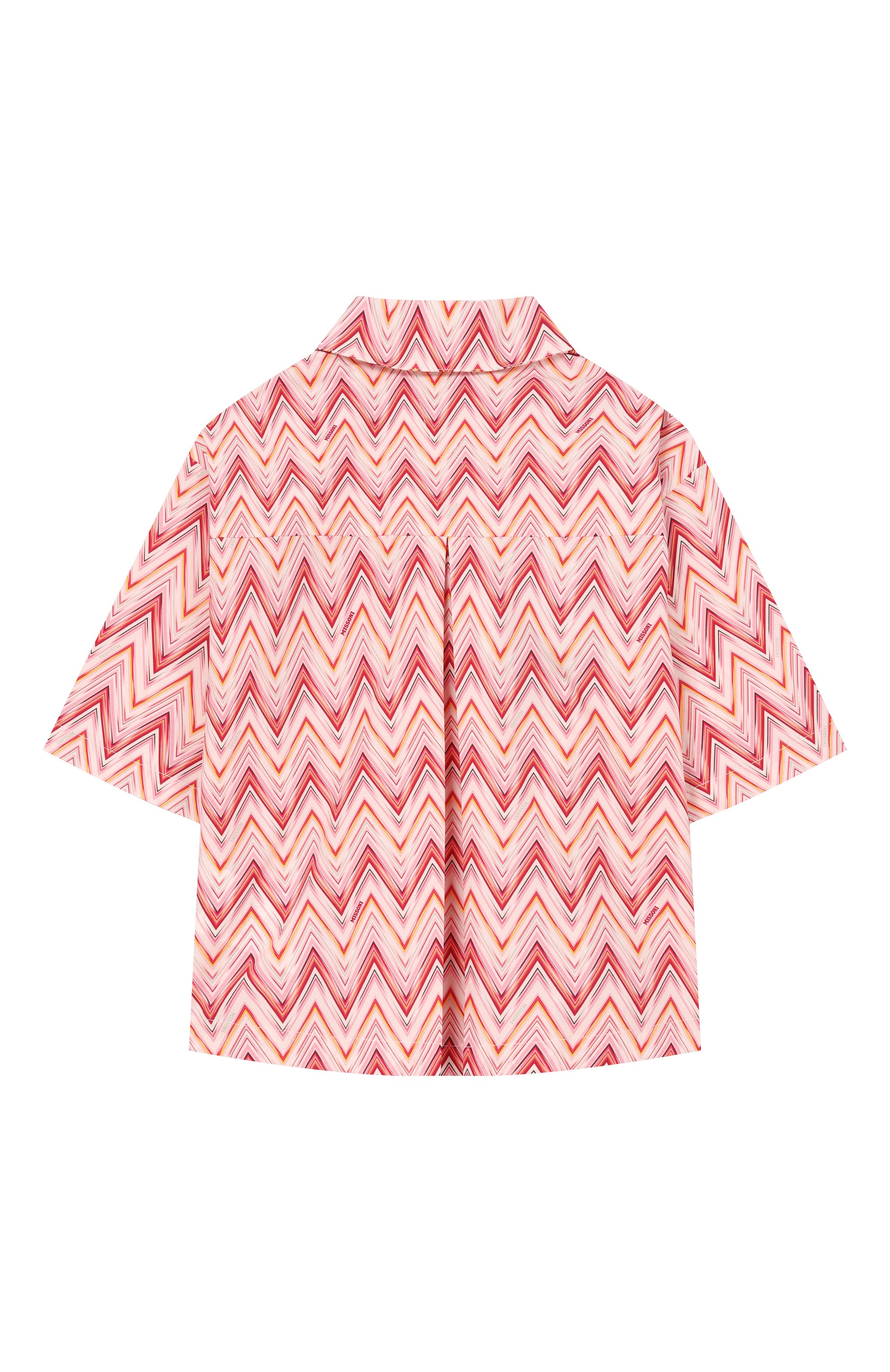 Хлопковая рубашка MISSONI розового цвета по цене 27850 руб., арт. MY5A71/P0597_001, фото 2 Хлопковая рубашка MISSONI, арт. MY5A71/P0597_001, фото 2