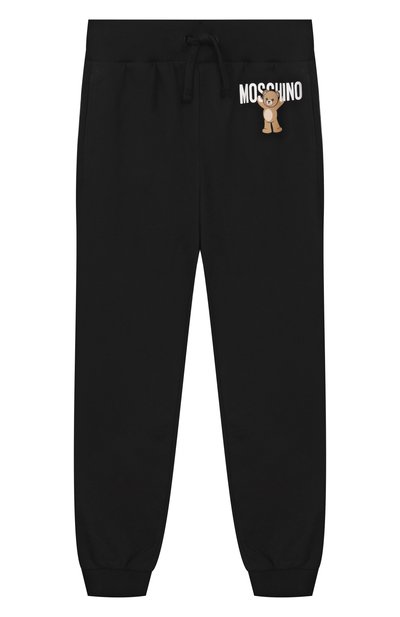 Хлопковые джоггеры MOSCHINO, арт. HUP08T/LCA40/10-14
