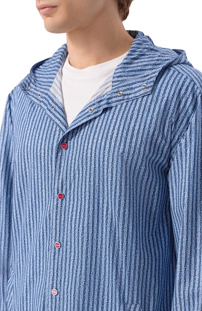 Хлопковая рубашка KITON, арт. UMCMARH0912901_46-50, фото 5