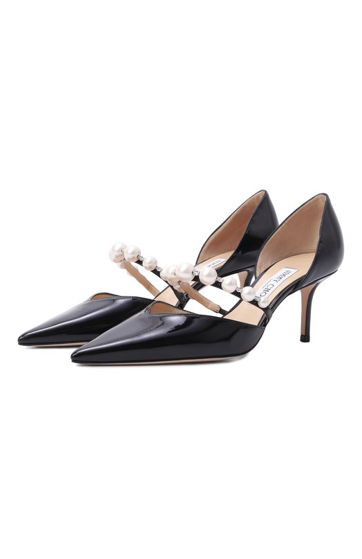 Кожаные туфли Aurelie 65 Jimmy Choo AURELIE 65/XKM Чёрный AURELIE 65/XKM