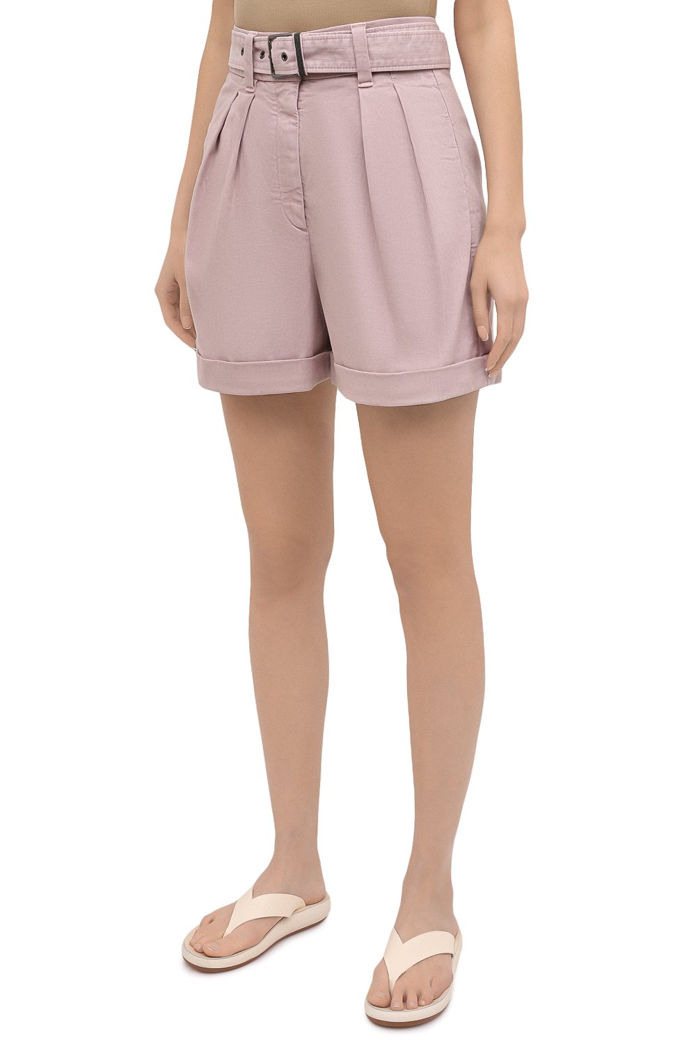 Шорты из хлопка и лиоцелла BRUNELLO CUCINELLI, арт. MA080P5646, фото 3