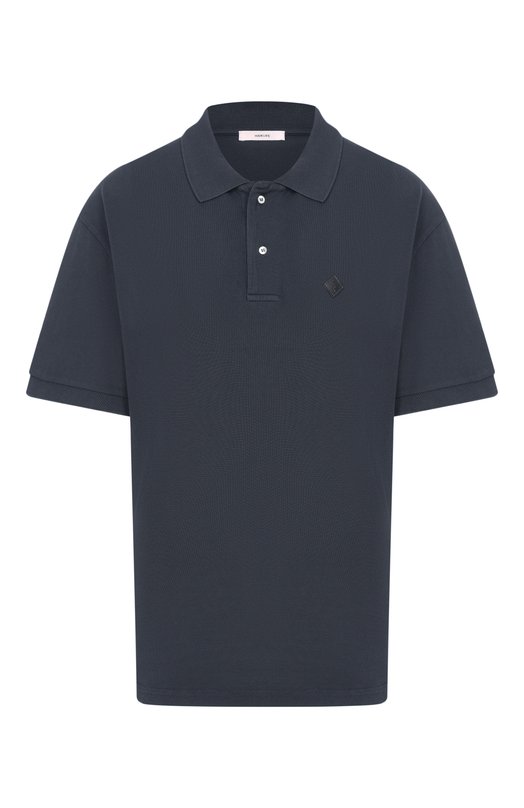 Хлопковое поло Haikure HEW54142TP003PX/LACY Синий HEW54142TP003PX/LACY