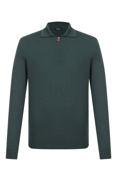 Мужское поло из кашемира и шелка KITON, арт. UMKX05ZK325