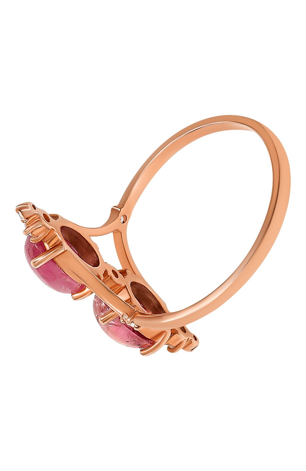 Кольцо с розовым турмалином и топазами MOONKA, арт. ai-vr-p, фото 3