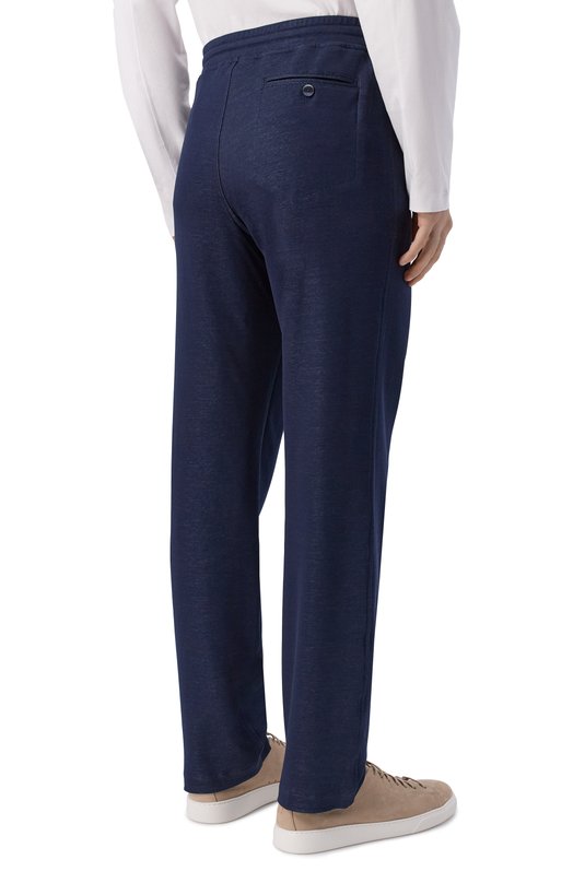 Хлопковые брюки Capobianco 20M706.BL00. Синий  20M706.BL00. Фото 4