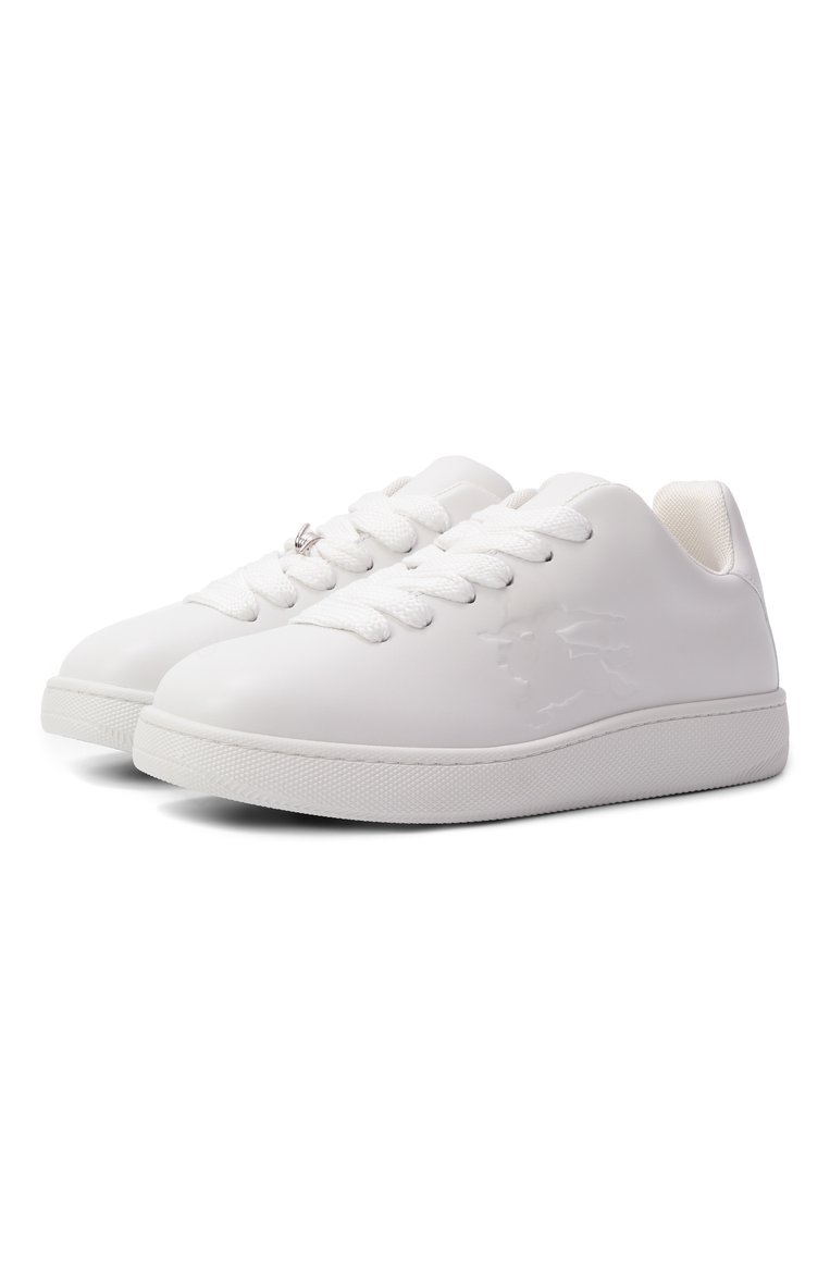 Кожаные кеды box BURBERRY, арт. 8095548, фото 1