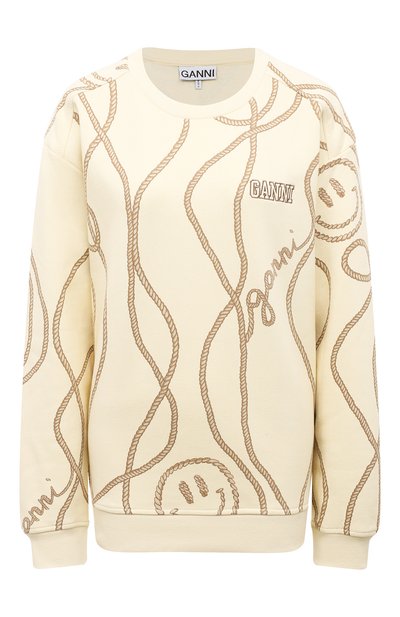 Хлопковый свитшот GANNI, арт. T3231, фото 1