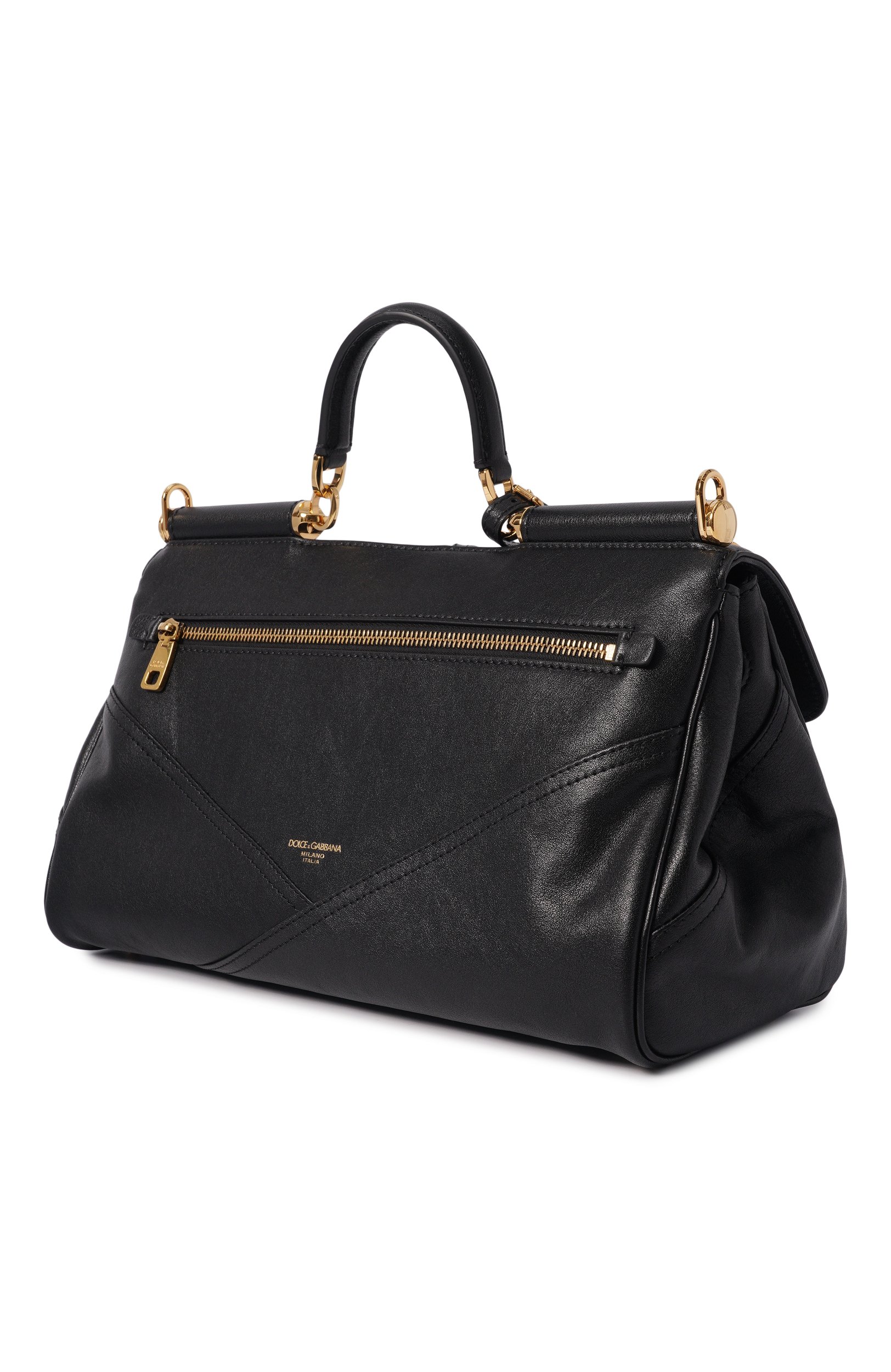 Сумка my sicily DOLCE & GABBANA черного цвета по цене 478000 руб., арт. BB7782/BZ964, фото 4 Сумка my sicily DOLCE & GABBANA, арт. BB7782/BZ964, фото 4