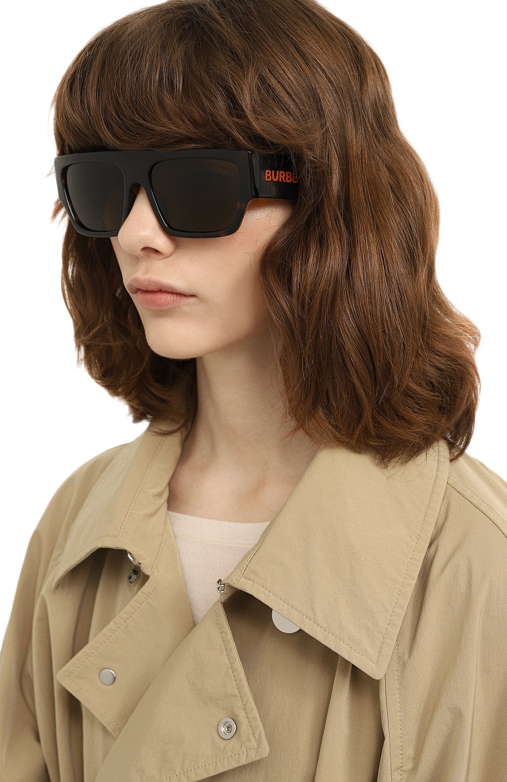 Солнцезащитные очки BURBERRY коричневого цвета по цене 32950 руб., арт. 4397U-300273, фото 2 Солнцезащитные очки BURBERRY, арт. 4397U-300273, фото 2