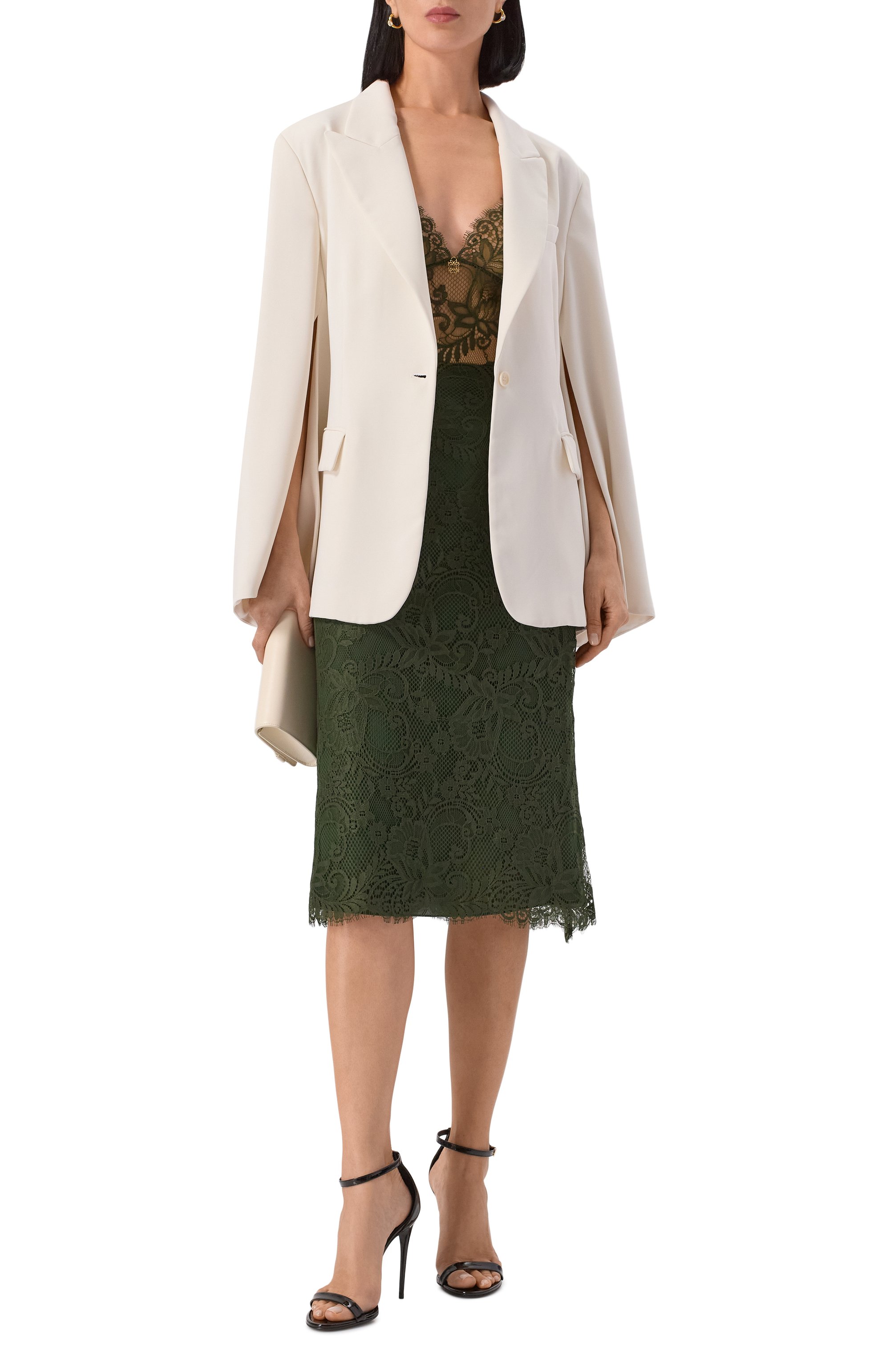 Юбка из шелка и хлопка ELIE SAAB, арт. SK219NF25/LA004, фото 2