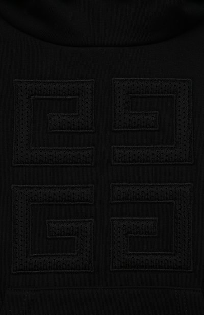 Хлопковое худи GIVENCHY черного цвета по цене 37400 руб., арт. H25232, фото 3 Хлопковое худи GIVENCHY, арт. H25232, фото 3
