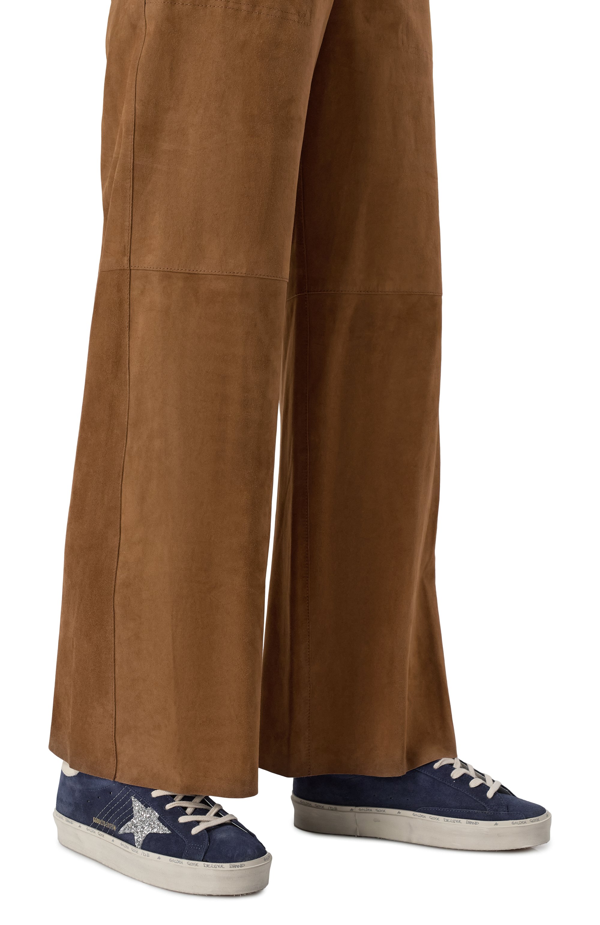 Замшевые кеды hi star GOLDEN GOOSE DELUXE BRAND, арт. GWF00118.F006510, фото 3