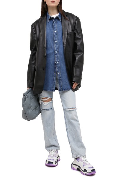 Комбинированные кроссовки triple s BALENCIAGA, арт. 524039/W090M, фото 2