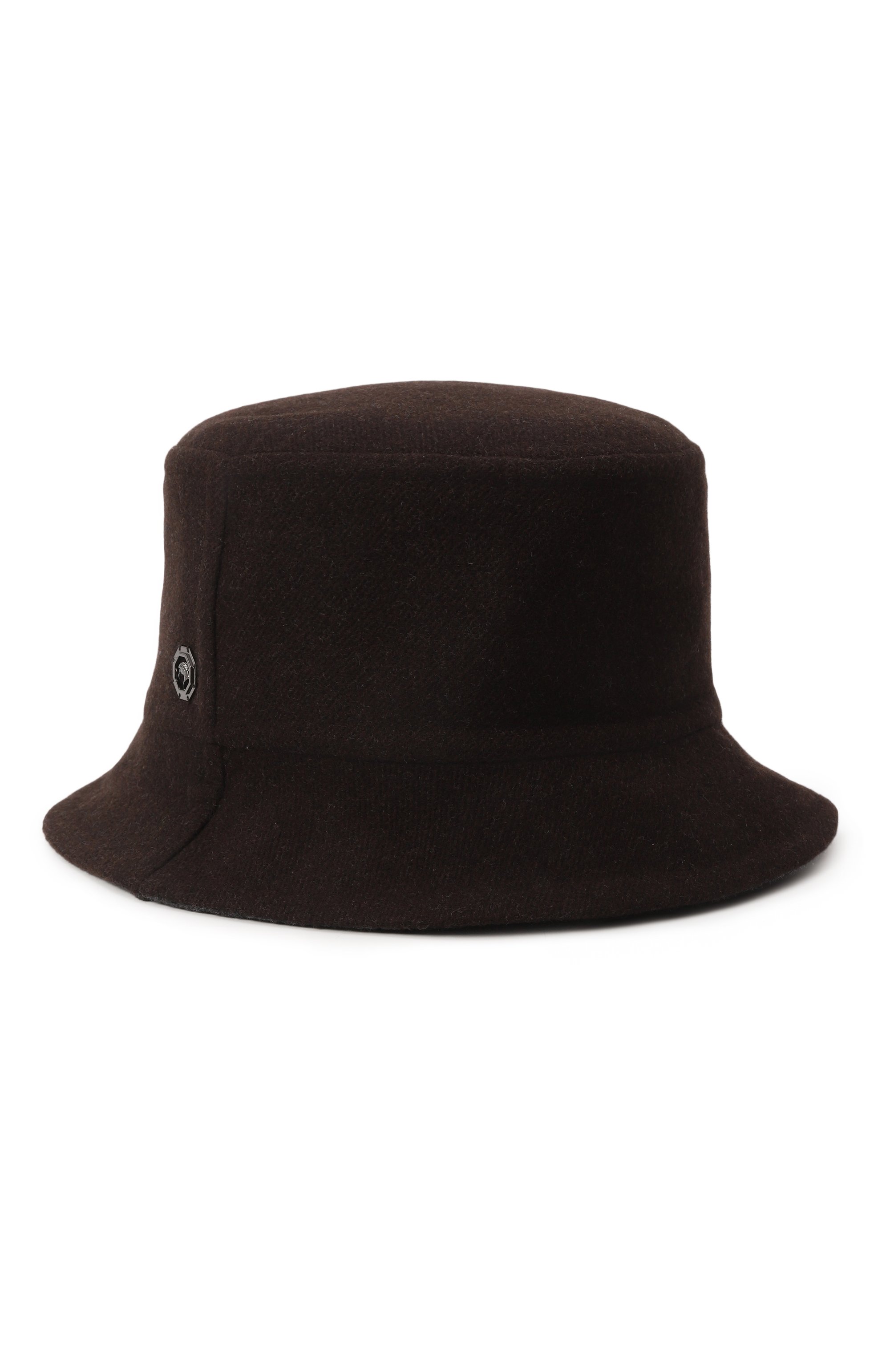 Шерстяная панама STEFANO RICCI темно-коричневого цвета по цене 74450 руб., арт. MCV4300040/W0001P, фото 2 Шерстяная панама STEFANO RICCI, арт. MCV4300040/W0001P, фото 2