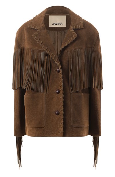 Женская замшевая куртка ISABEL MARANT, арт. 24H/VE0439FA-B4B09I
