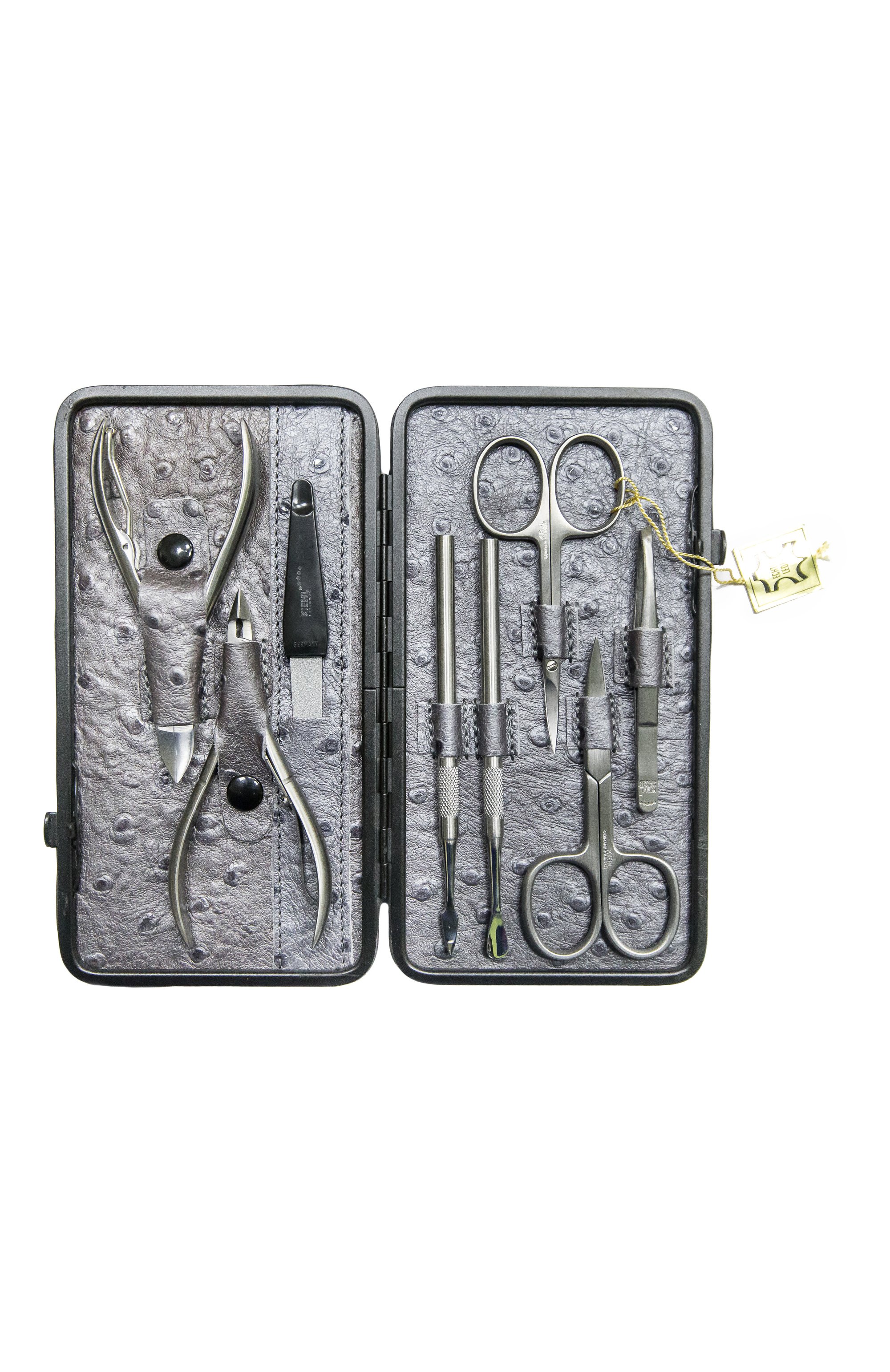 Маникюрный набор KIEHL SOLINGEN бесцветного цвета по цене 75300 руб., арт. 9538/24i Struzzino grey, фото 1 Маникюрный набор KIEHL SOLINGEN, арт. 9538/24i Struzzino grey, фото 1