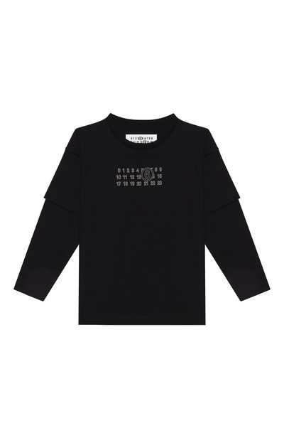 Хлопковый лонгслив MM6, арт. M61132/MM04I