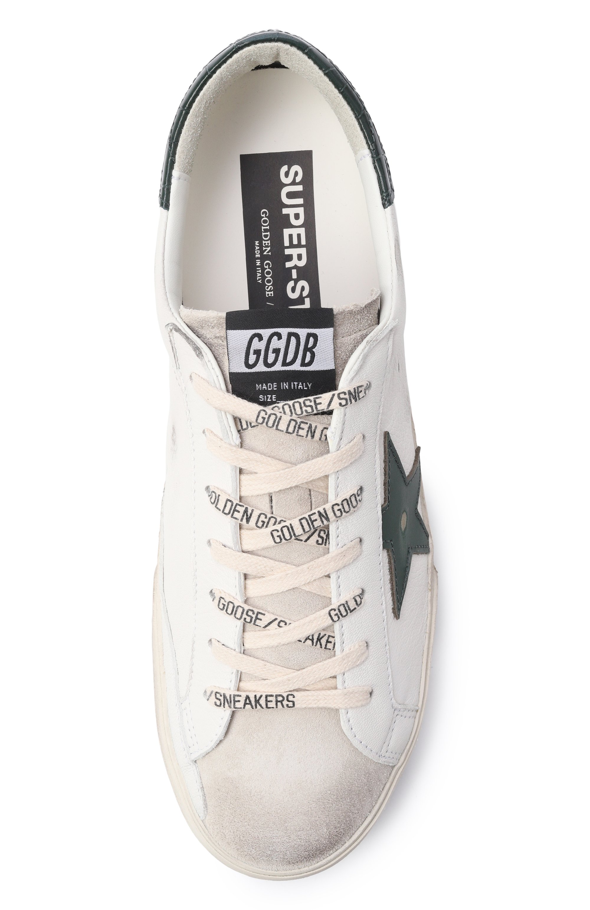 Кожаные кеды super-star GOLDEN GOOSE DELUXE BRAND, арт. GMF00101.F008113, фото 5