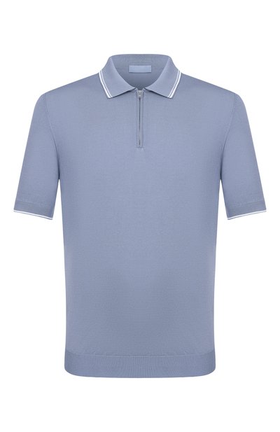 Мужская поло из хлопка и шелка MVST, арт. M26.CSM.K425