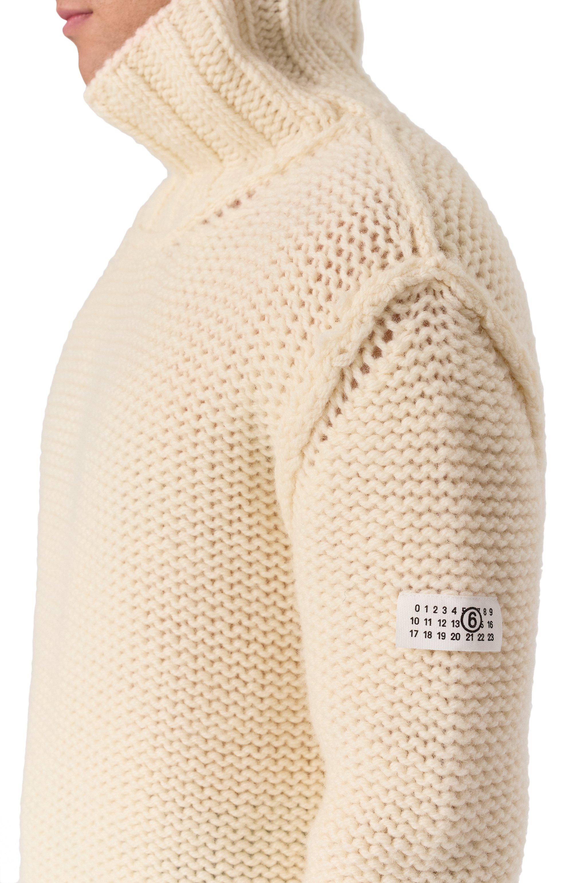 Шерстяной свитер MM6, арт. SH2HA0008/M13166, фото 5