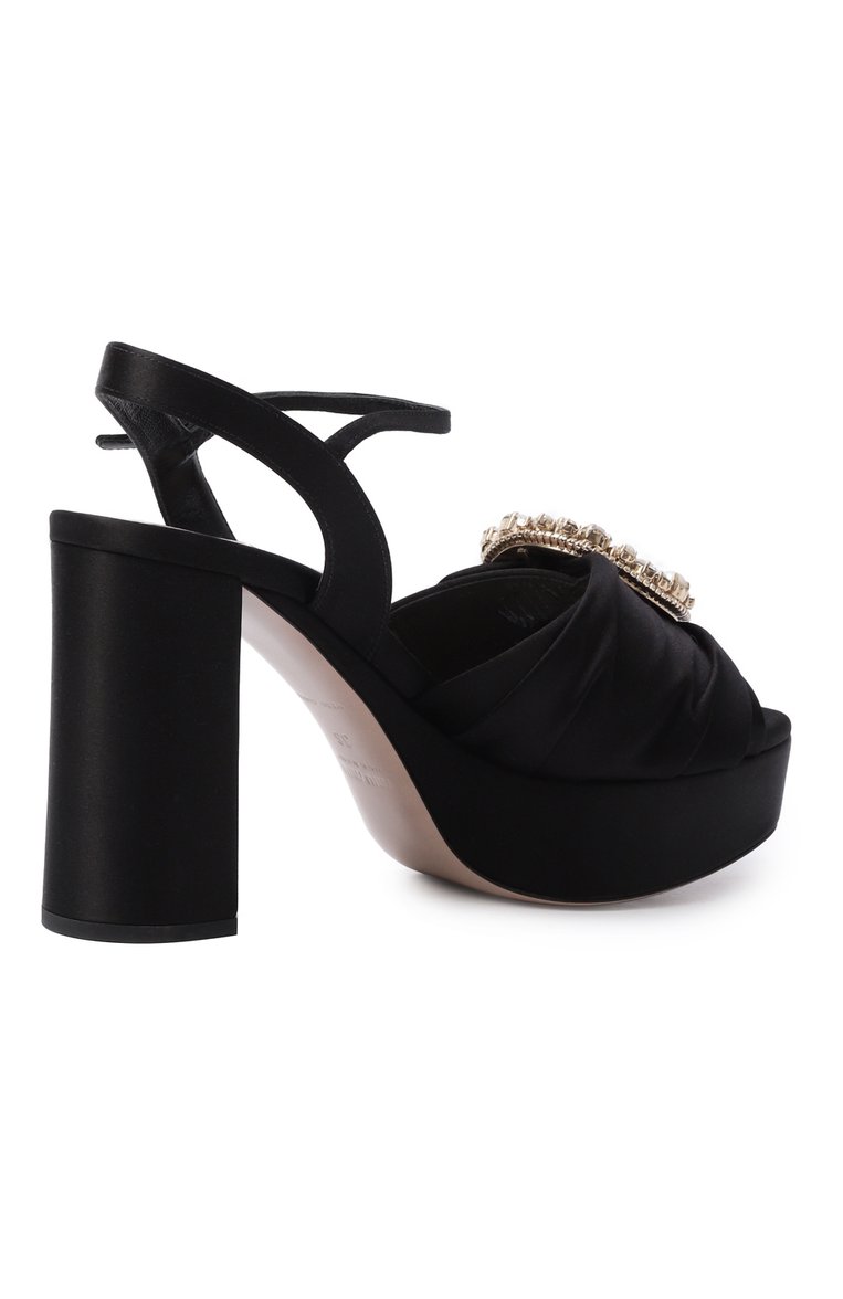 Текстильные босоножки MIU MIU, арт. 5XP730-LU2-F0002-095, фото 3