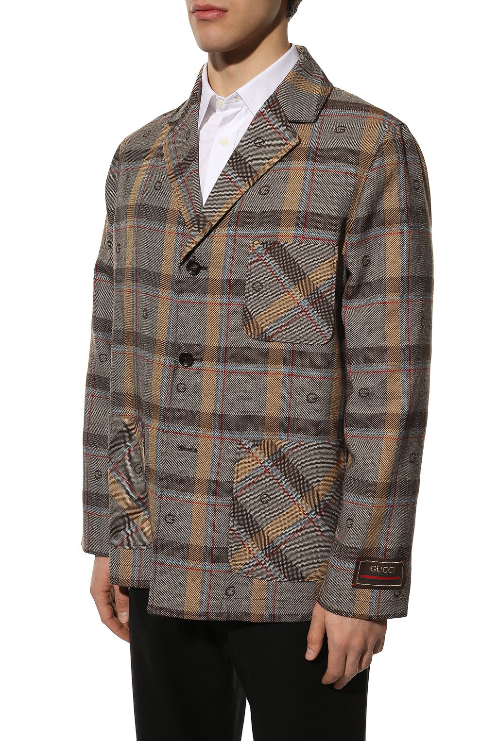 Шерстяной пиджак GUCCI, арт. 654840/ZAHLM, фото 3