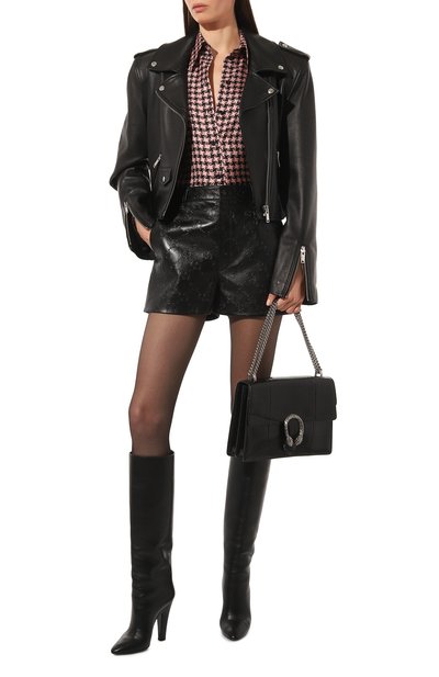 Кожаные шорты GUCCI, арт. 678573 XNAPN, фото 2