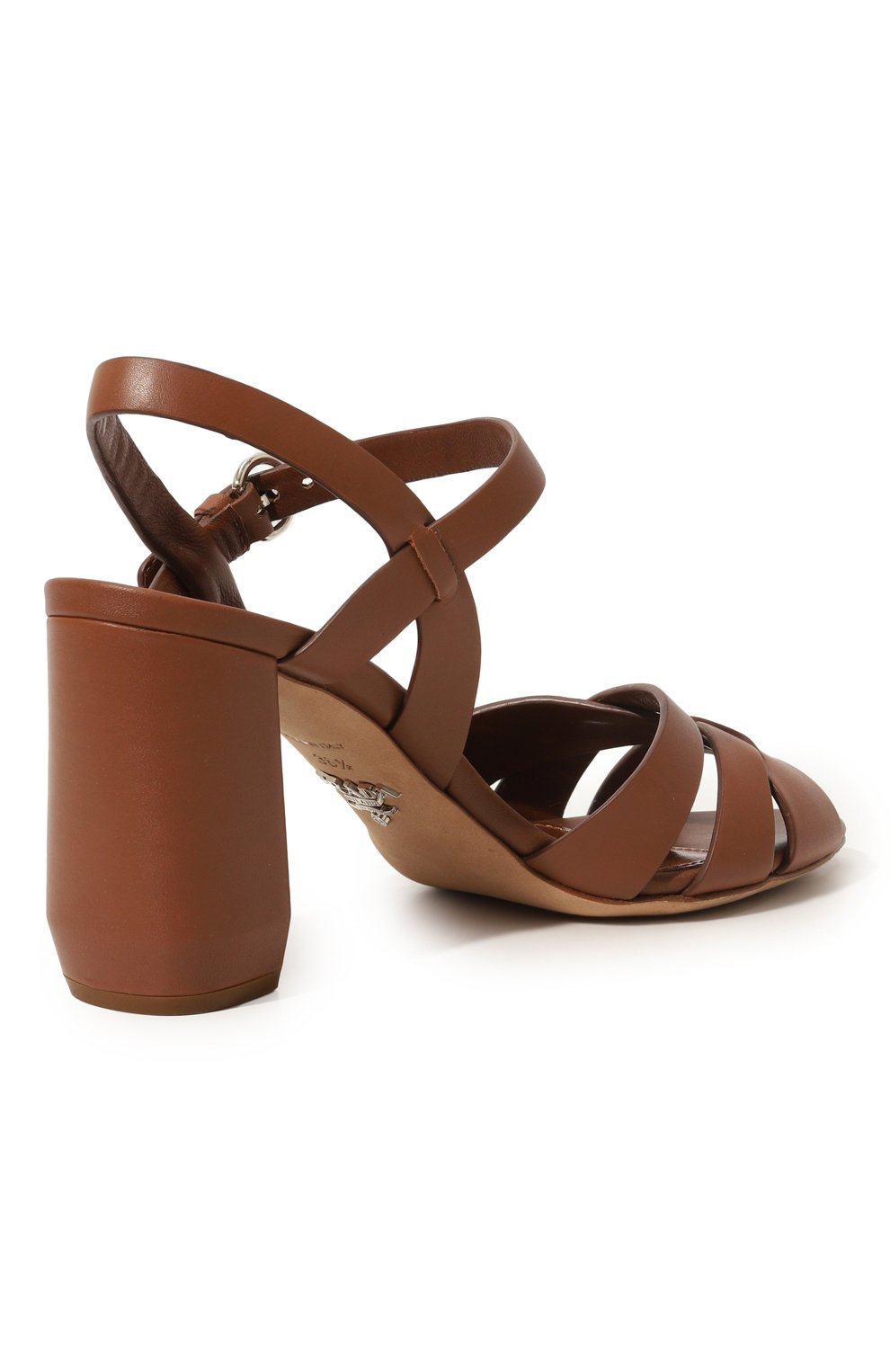 Кожаные босоножки PRADA, арт. 1X403L-3A6F-F0134-085, фото 5