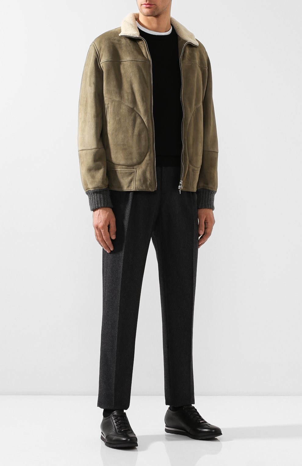 Кожаные кроссовки BARRETT, арт. SAW-038.25/CERV0 ASP, фото 2