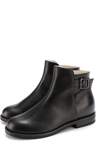 Кожаные полусапоги с ремешком IL GUFO, арт. G430/VITELL0 NAPPAC0/35-40