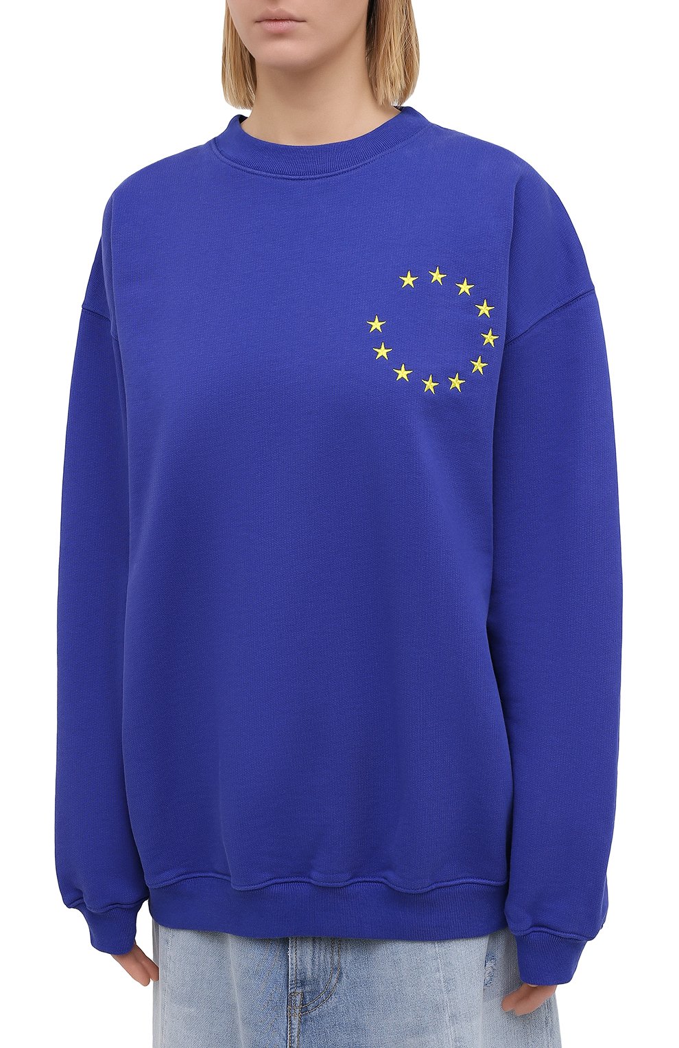 Хлопковый свитшот VETEMENTS, арт. UE51TR670R 1613/W, фото 3