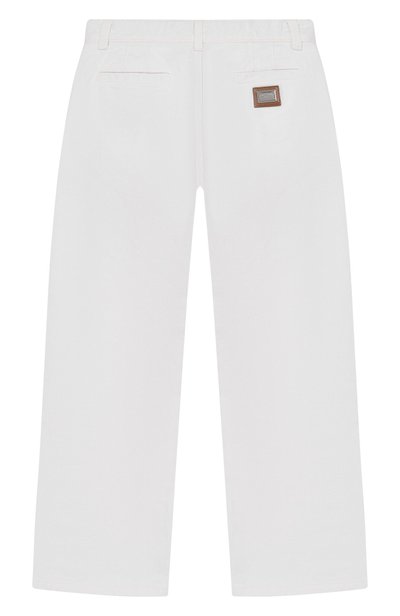 Джинсы DOLCE & GABBANA белого цвета по цене 44150 руб., арт. L53P63/LDD94_001, фото 2 Джинсы DOLCE & GABBANA, арт. L53P63/LDD94_001, фото 2