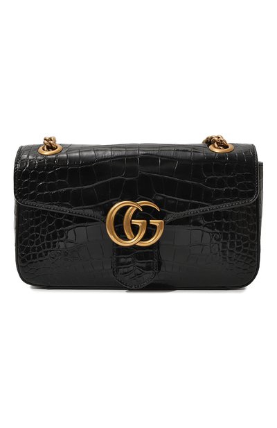 Сумка gg marmont small из кожи аллигатора GUCCI, арт. 443497 EV40E, фото 1