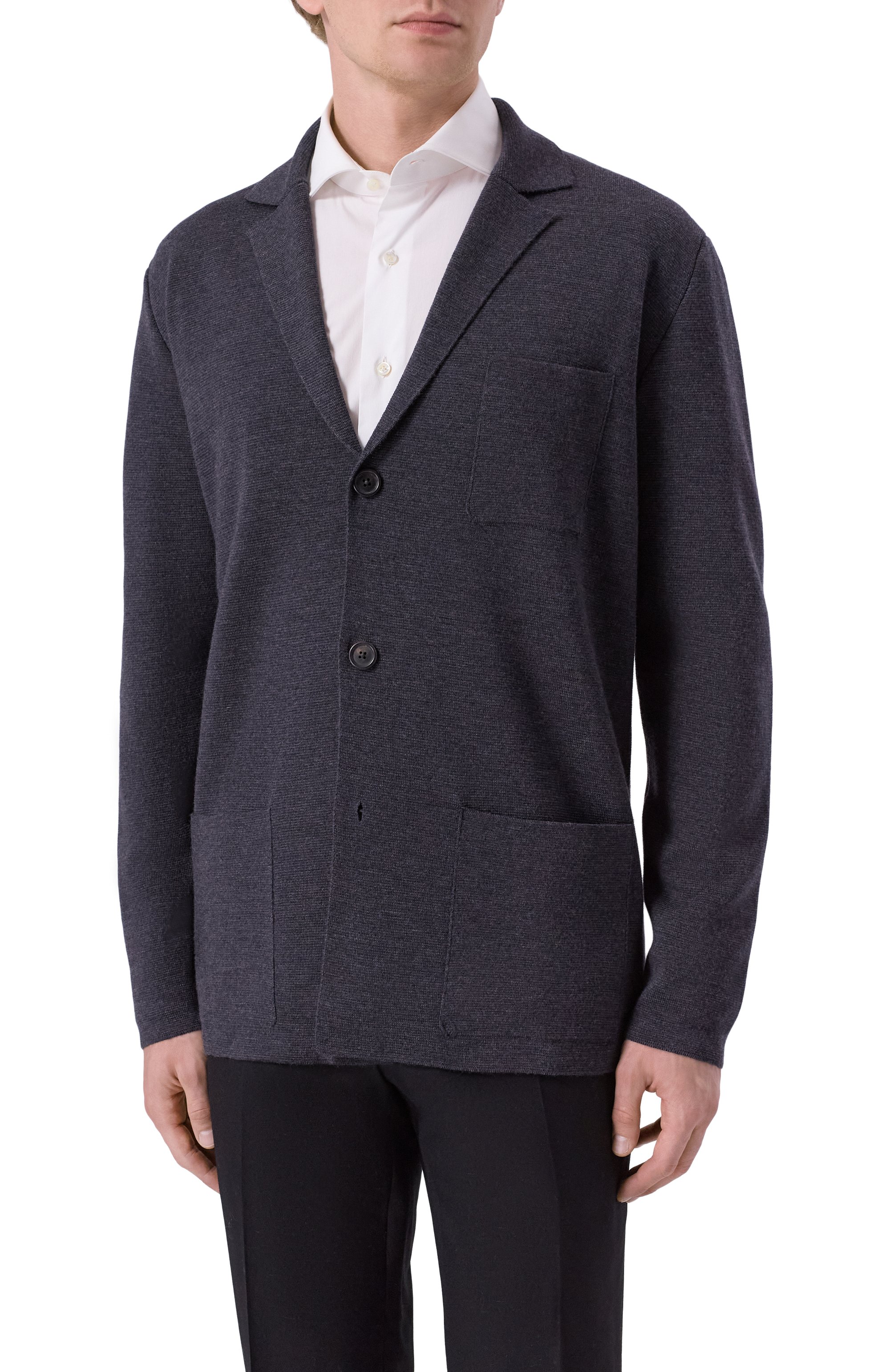 Шерстяной пиджак CORNELIANI, арт. 26M586-2625164, фото 3