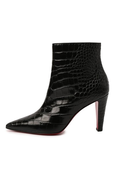 Кожаные ботильоны slimini 85 CHRISTIAN LOUBOUTIN, арт. 3210936/SLIMINI 85, фото 3