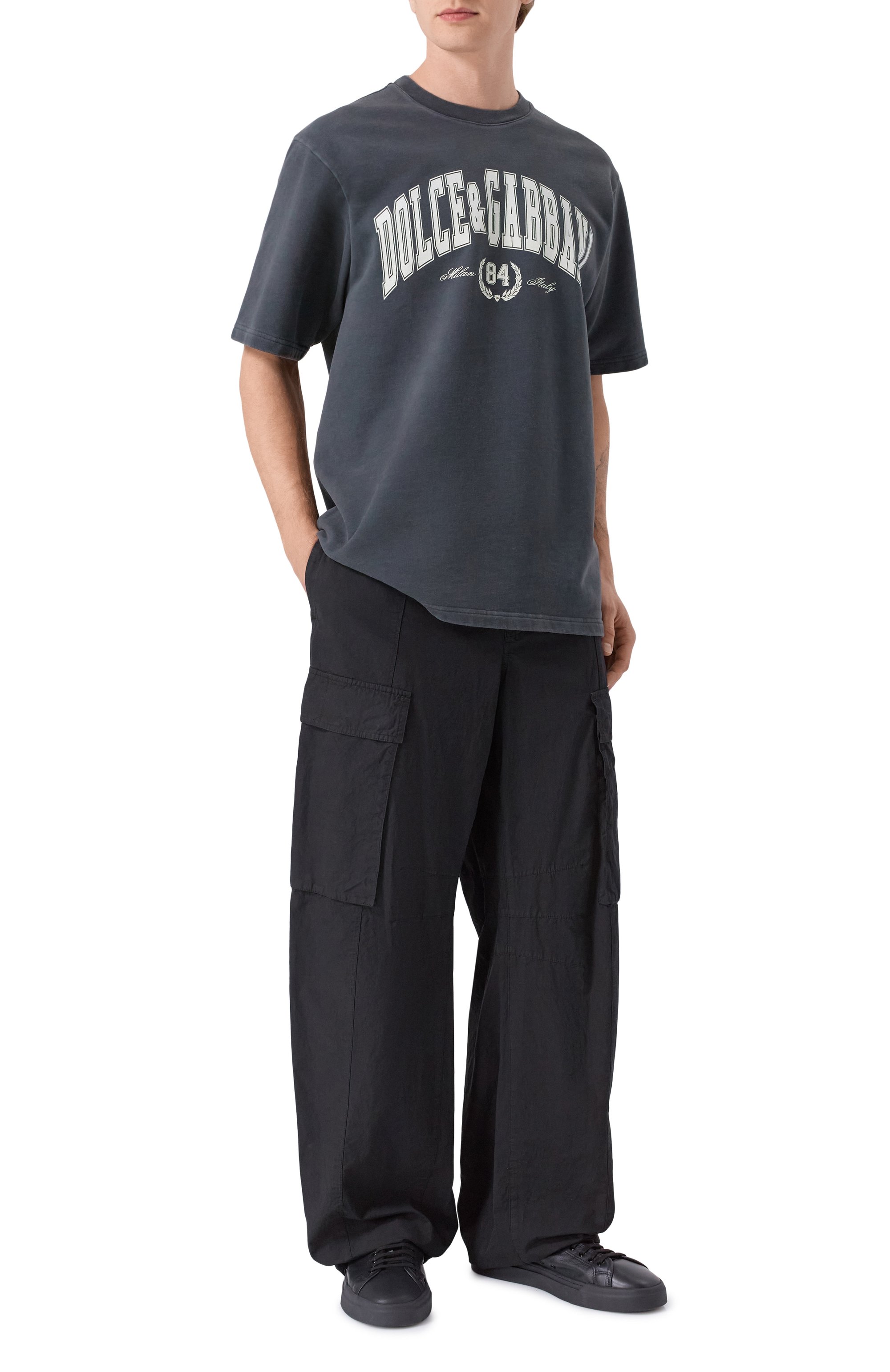 Хлопковая футболка DOLCE & GABBANA, арт. G8TA2T/G7PK7, фото 2