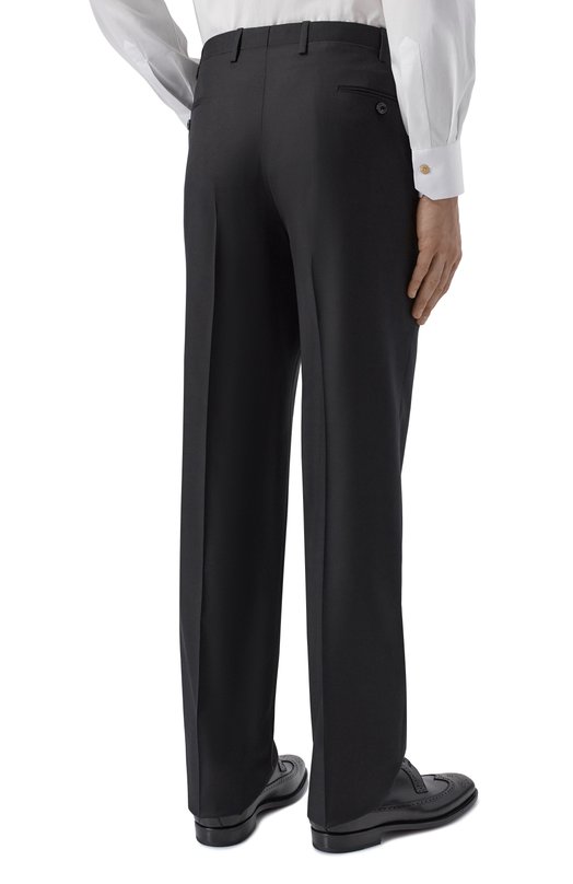 Шерстяные брюки Kiton UPNFCK0626G Чёрный  UPNFCK0626G Фото 4