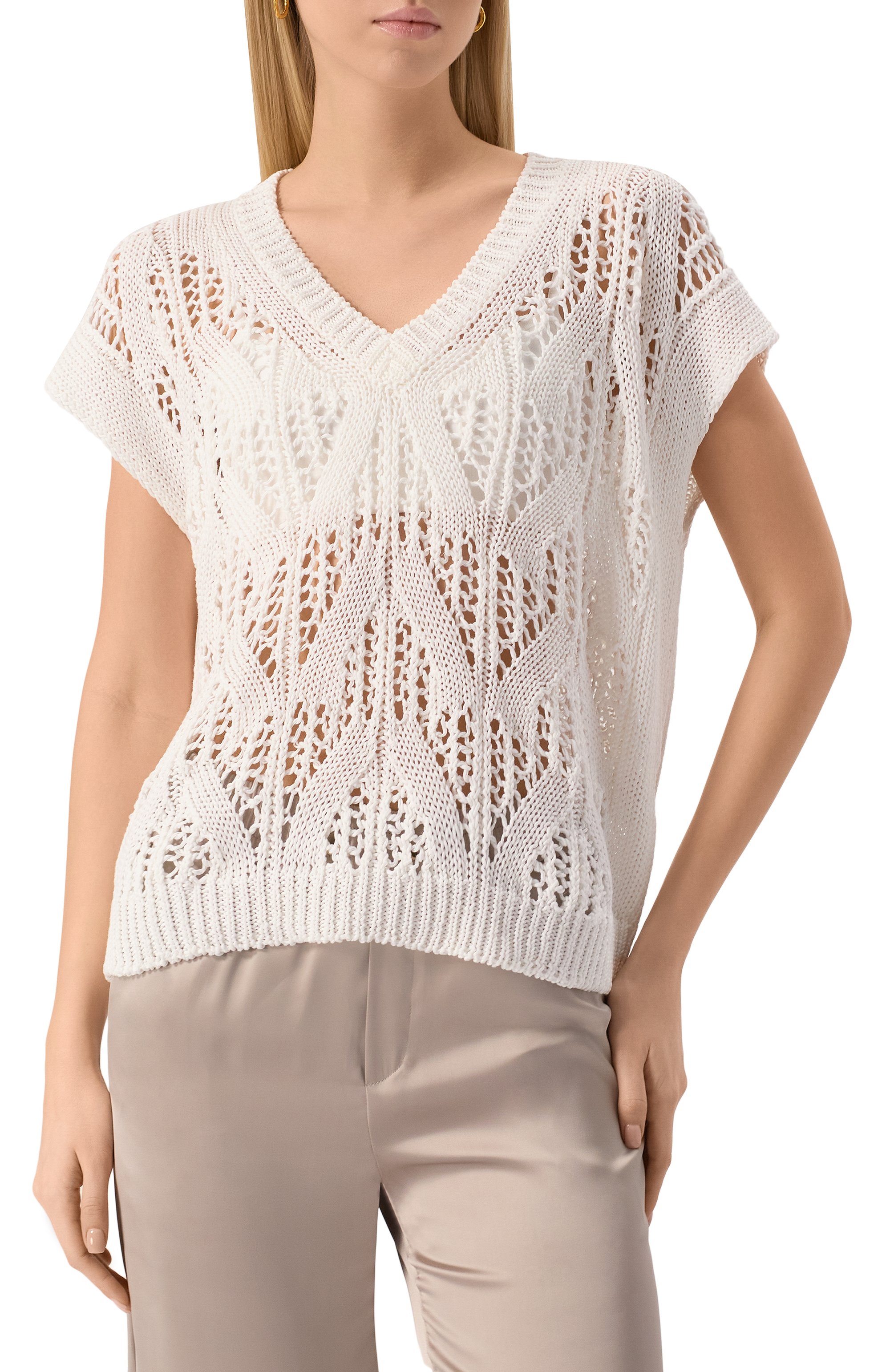 Хлопковый топ GRAN SASSO, арт. 10212/18212, фото 3