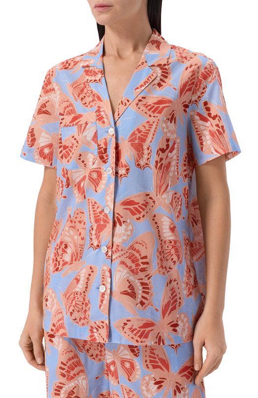 Хлопковая пижама Derek Rose 2015/LEDB095 Голубой  2015/LEDB095 Фото 3